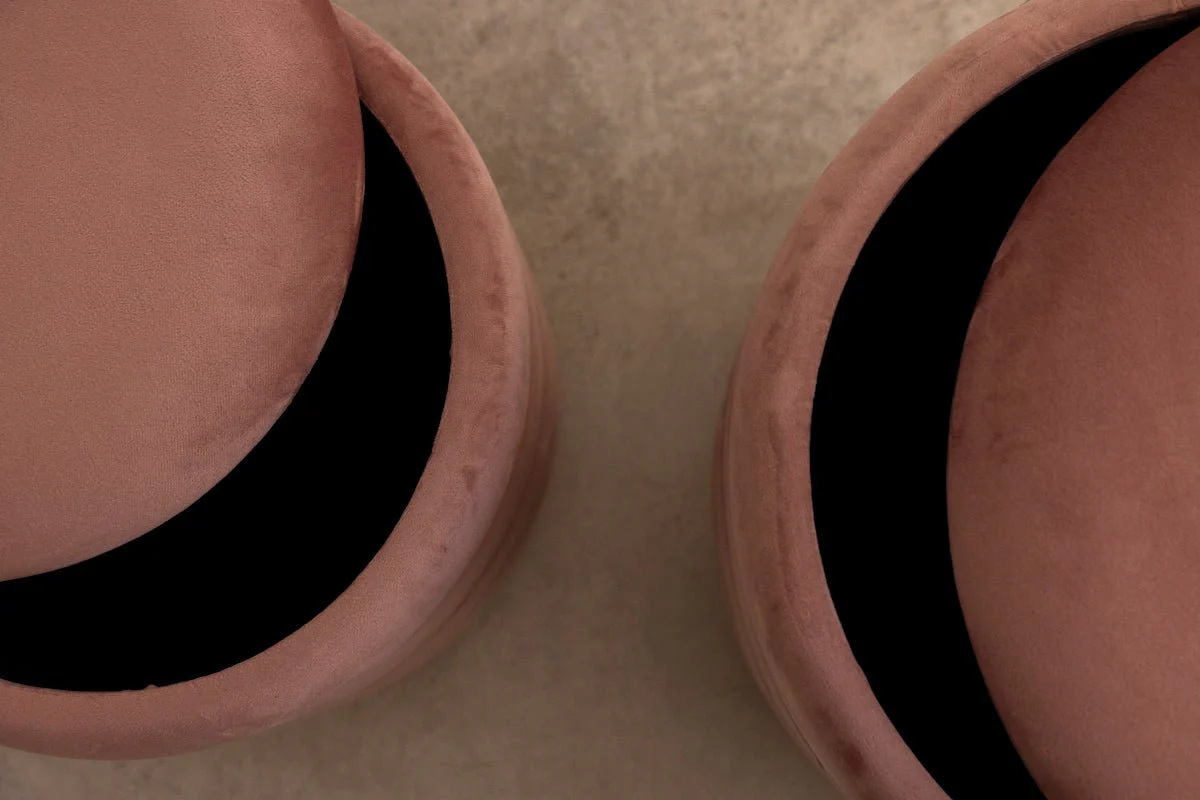 Puf Brianda Rose Grande 路 Deco 路 - Imagen 4