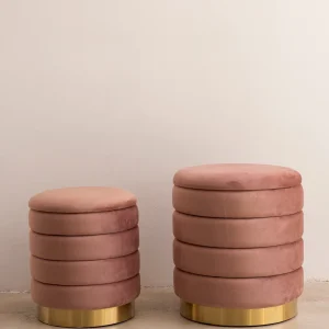 Puf Brianda Rose Pequeño · Deco ·