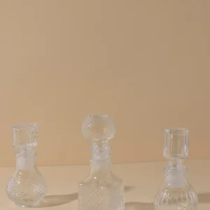 Set de 3 Botellas de Vidrio Mini  · Deco ·