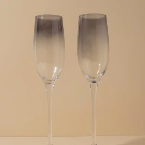 Set de 6 Copas de champagne Smoked Fall · Deco ·