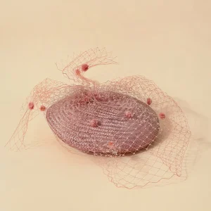 Tocado Velo Rosa Nude