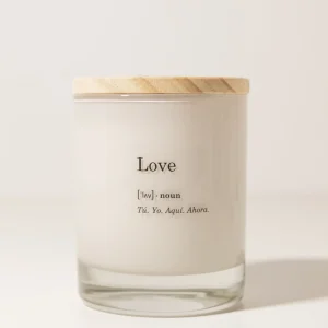 Vela aromatica Message Love · Deco ·