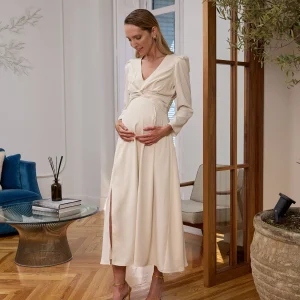 Vestido Oda Ivory · Embarazada ·