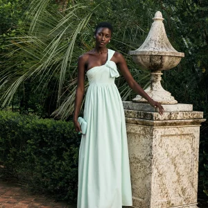 Vestido Tiziana Aguamarina · Le Palmier ·